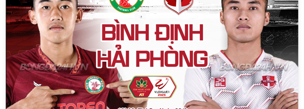 DỰ ĐOÁN TRẬN BÌNH ĐỊNH VS HẢI PHÒNG TẠI V-LEAGUE VÒNG 8 TRÊN FUN88